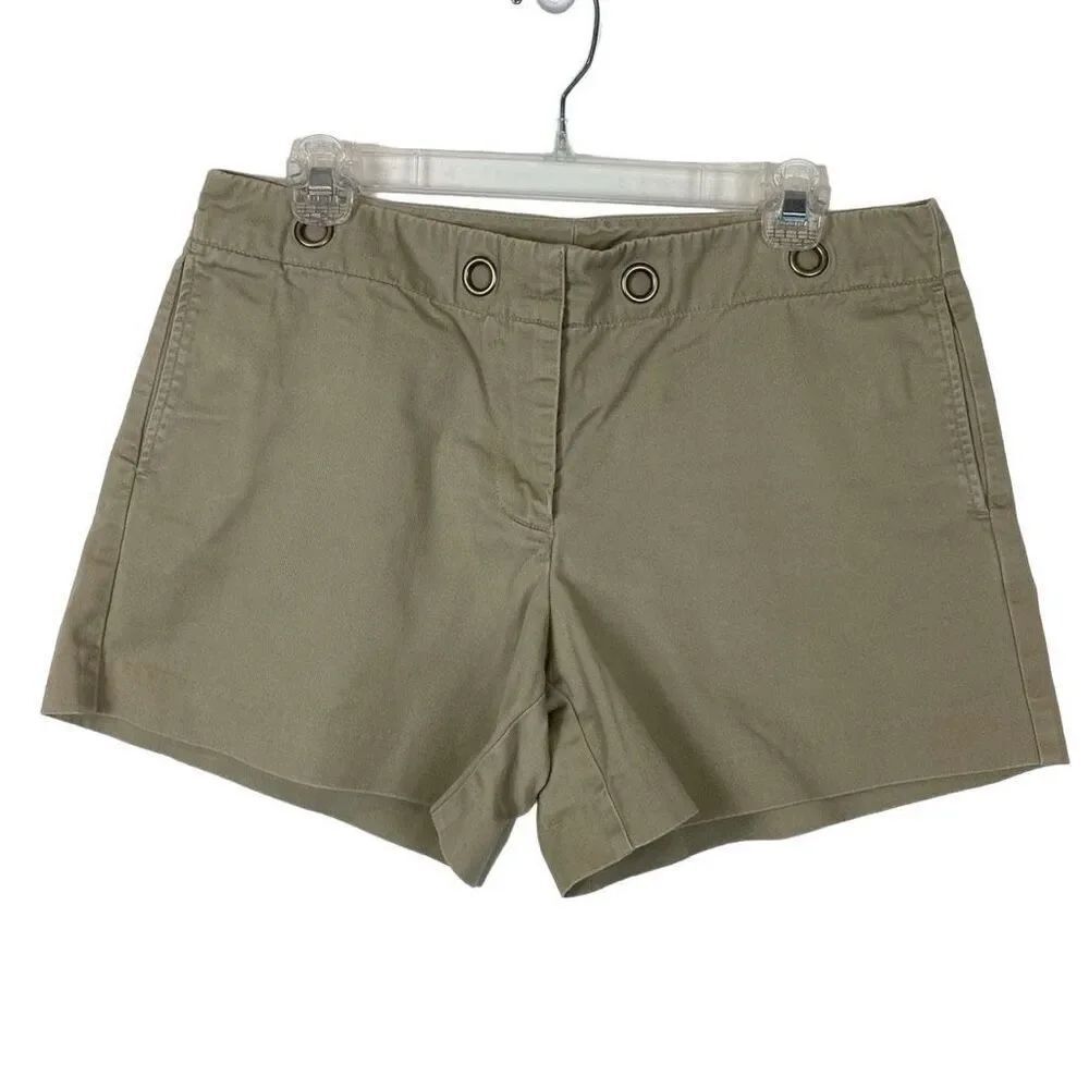 J. Crew Classic khaki shorts- size 10